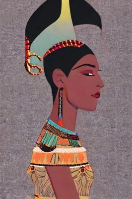 Ajan ja Valon Tähtitaivas: Delicate Brushstrokes and Ethereal Figures Capture Ancient Egyptian Mysticism!