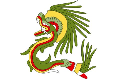 The Feathered Serpent - Vibrant Depiction and Mystical Symbolism