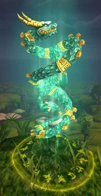  The Jade Serpent of Dawn - A Monument to Life and Rebirth Embodied in Serpentine Curves